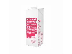 Молочный коктейль со вкусом клубники 1.5% 1л БМК