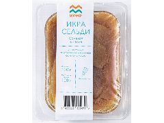 ИКРА СЕЛЬДИ ТИХООКЕАНСКОЙ соленая в масле 120 гр 