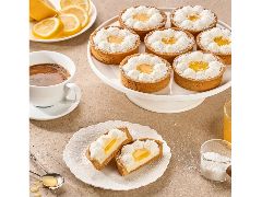 Мини-тарт Лимонный 1,040кг( 16 штук, вес одной шт 0,065г)