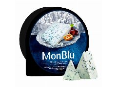 Сыр MonBlu с голубой плесенью 50% ~2,5кг БЗМЖ Бобровский сырзавод Россия