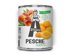Персики в сиропе половинками ARTIGIANO ADU (0,820 кг/850 мл)