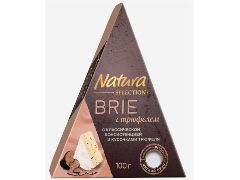 <b>Сыр Бри с Трюфелем с белой плесенью 100гр Natura Selection 50%</b>
