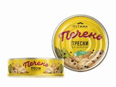 Печень трески атлантической ж/б 150гр ПУТИНА
