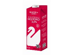 Молоко ультрапастеризованное Лебедянь, 3.2%, 1 л