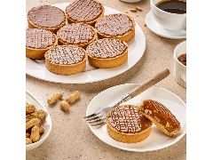 Мини-тарт Карамельно-ореховый 0,960,кг( 16 штук, вес одной шт 0,060) 