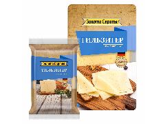Сыр Тильзитер Золото Европы 45% 180 гр ПРИХОД 1,05!