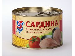 Сардина атл. в т/с 250гр 5М Роскон