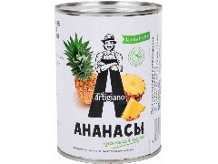 Ананасы Segreti d’Artigiano кусочки в сиропе 580 мл 