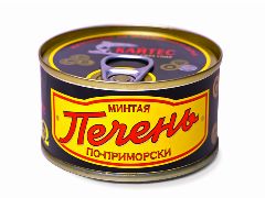 Печень минтая по -приморски 120 гр жб нф