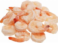 Креветки очищенные с хвостом 26/30 с/м 1кг Индия